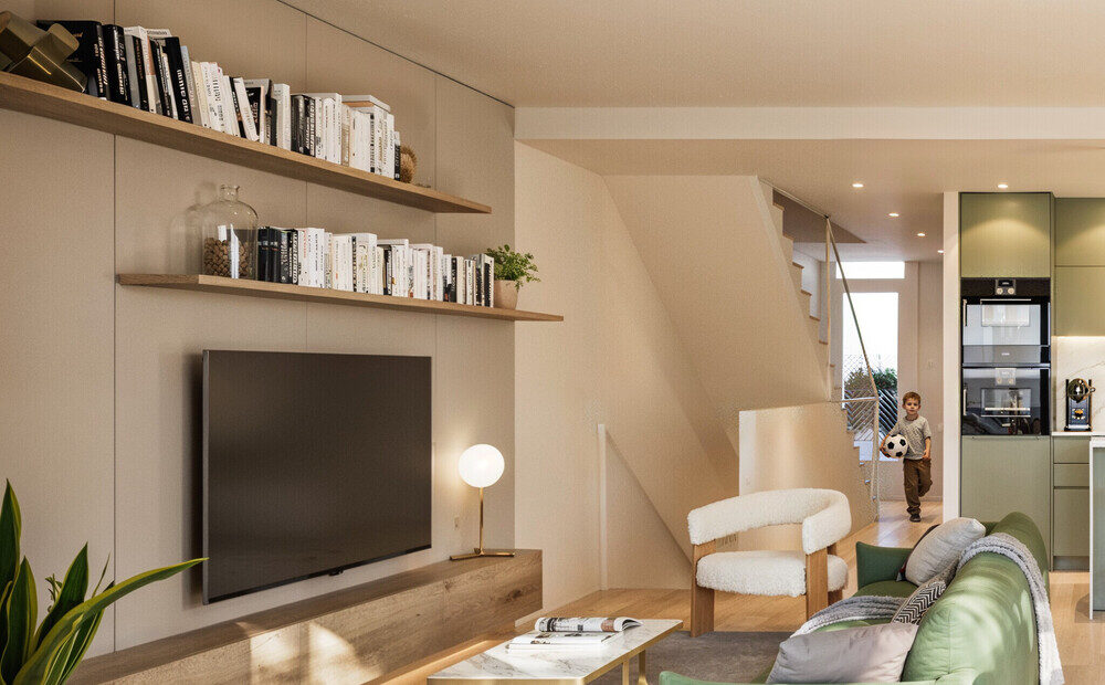 Salón de una vivienda de Zazpi
